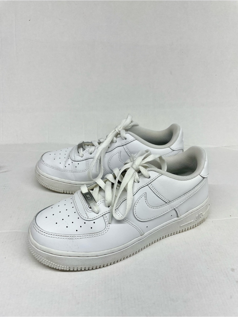 Nike White Low-Top Leather Sneakers